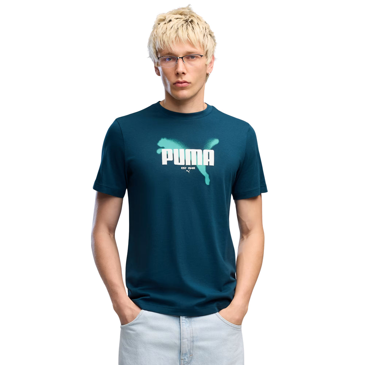 PUMA GRAPHICS PUMA TEE - Blu - immagine principale