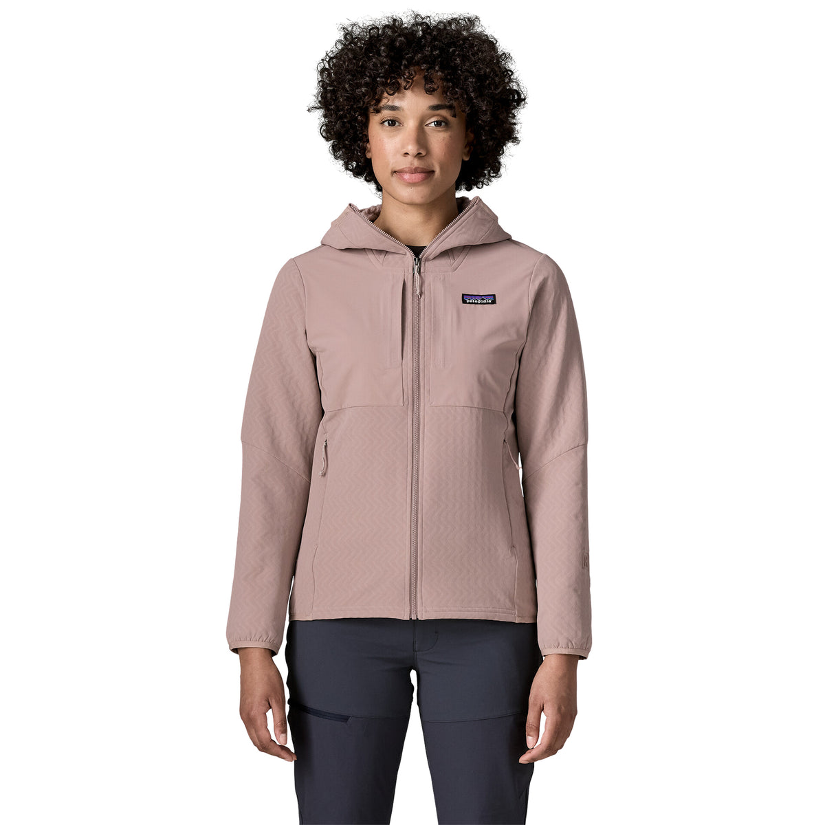 PATAGONIA W R2 CROSSSTRATA HOODY - Rosa - immagine principale