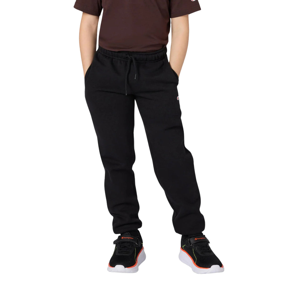 CHAMPION JR RIB CUFF PANTS - Nero - immagine principale