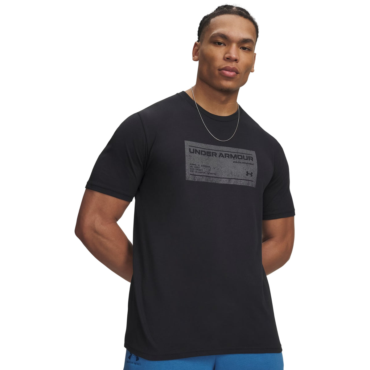 UNDER ARMOUR BOX WM LABEL SS TEE - Nero - immagine principale