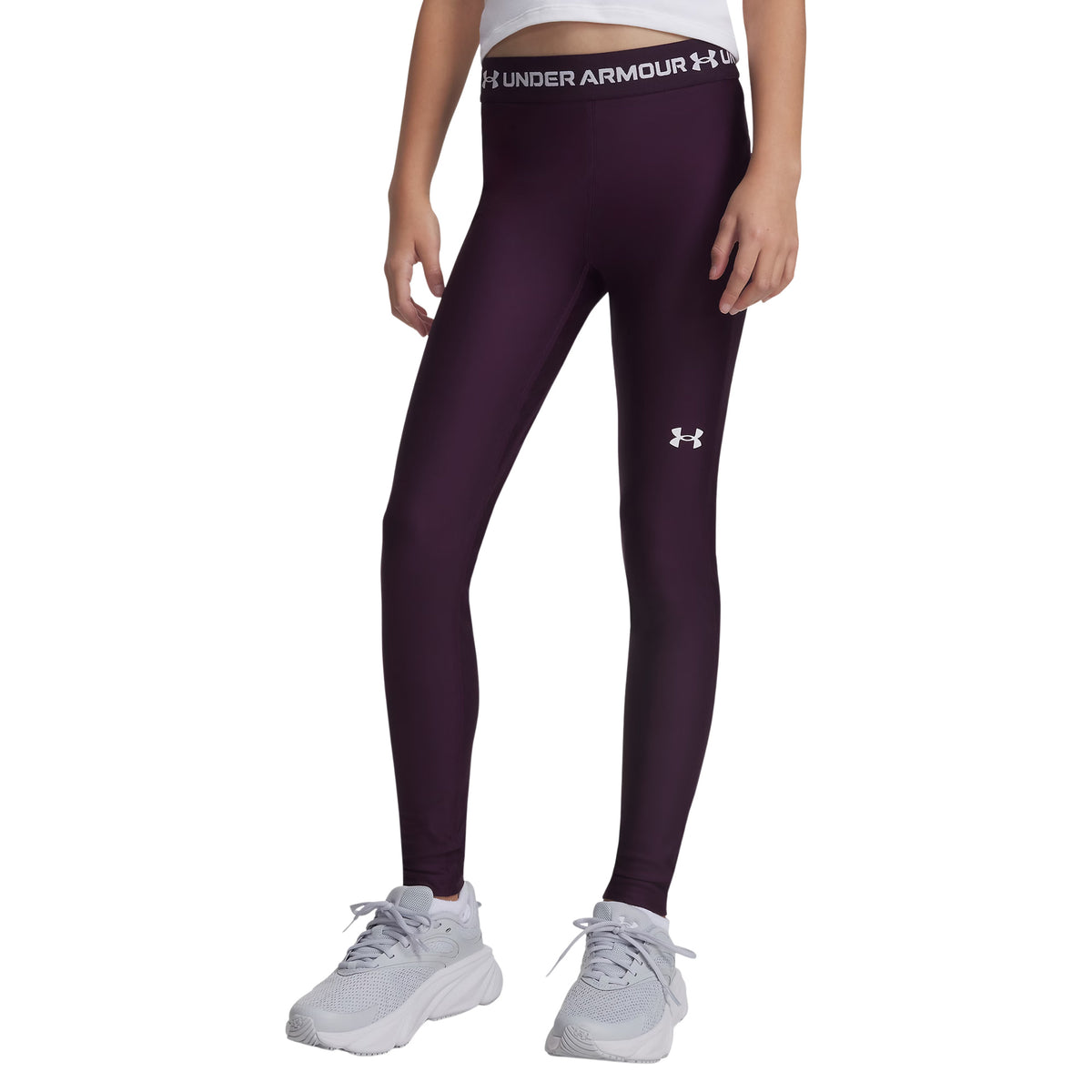 UNDER ARMOUR HEATGEAR LEGGING JR - Bordeaux - immagine principale