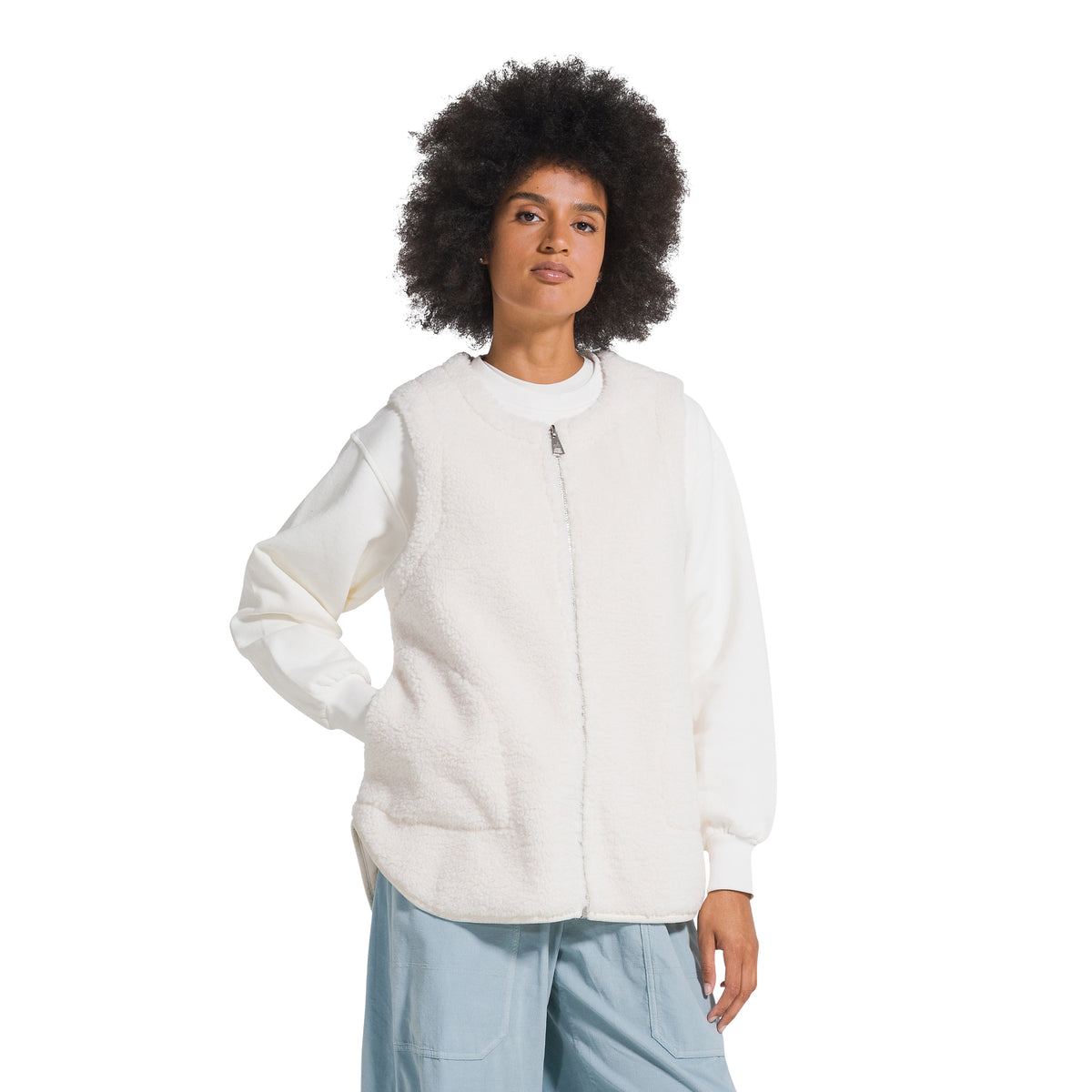 DEHA GILET ORSETTO - Bianco - immagine principale
