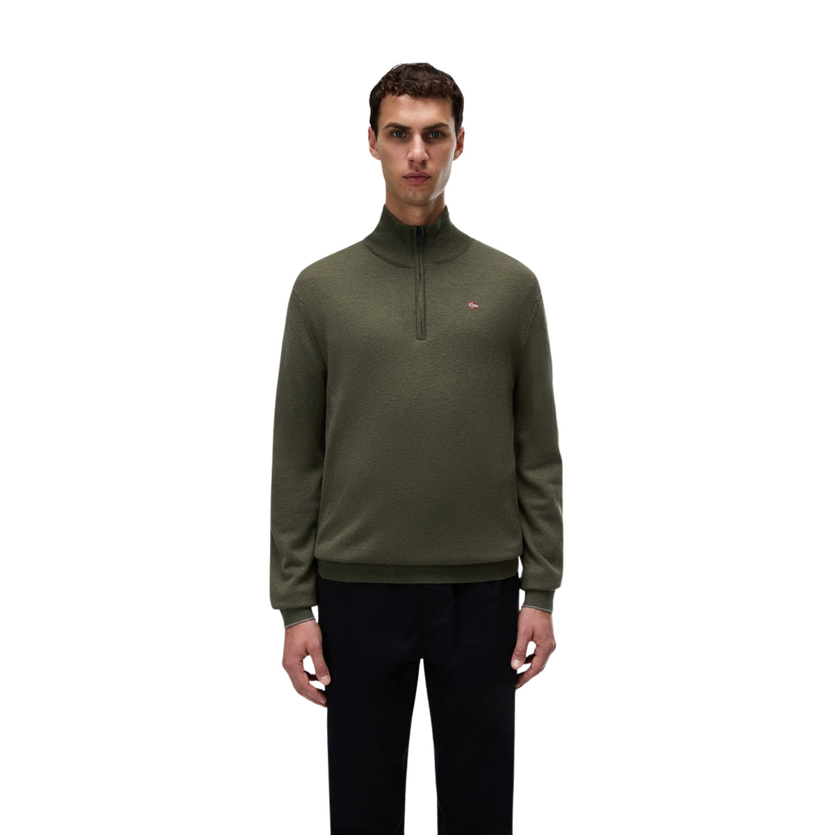 NAPAPIJRI DAMAVAND HALF ZIP - Militare - immagine principale