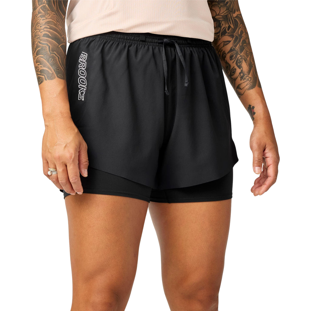 BROOKS CASCADIA 2IN1 WOMAN SHORT