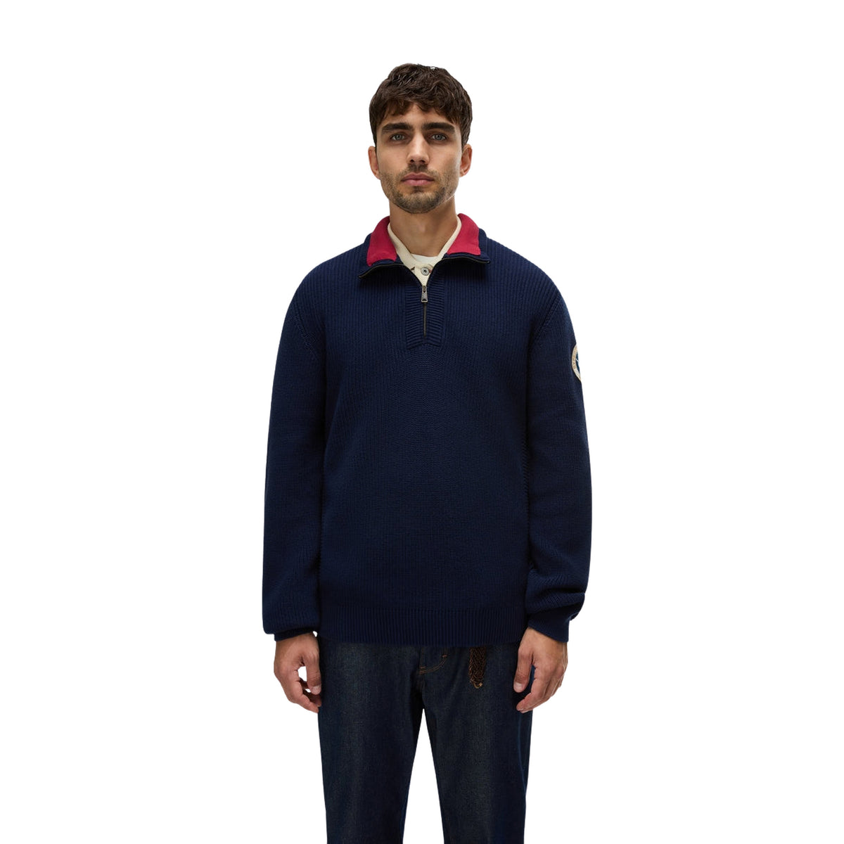 NAPAPIJRI D-ARCHIVE KNIT HZ - Blu - immagine principale