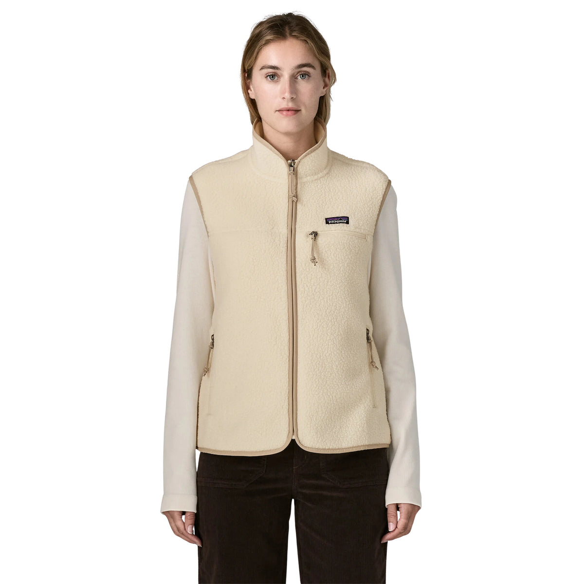 PATAGONIA WOMAN RETRO PILE VEST - Beige - immagine principale