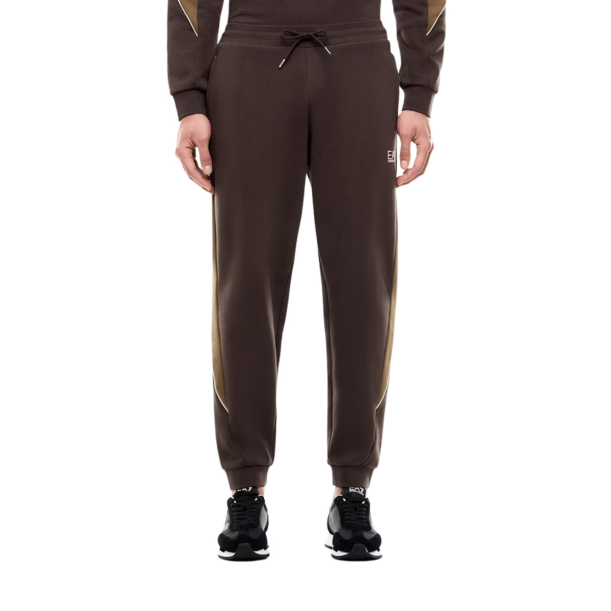 EMPORIO ARMANI 7 EA7 TRAIN COLOURBLOCK PANTS