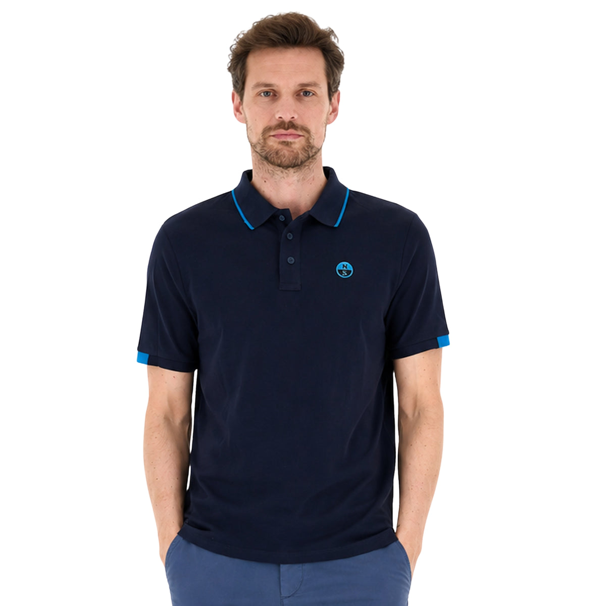 NORTH SAILS POLO MANICHE CORTE - Blu - immagine principale