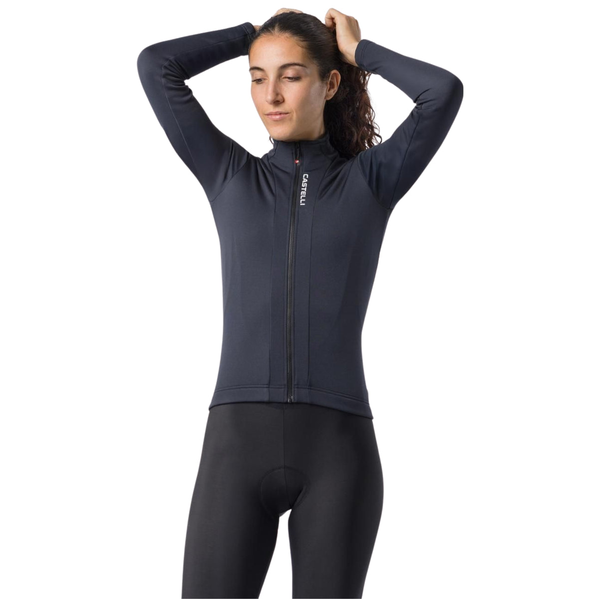CASTELLI SINERGIA 3 W JERSEY FZ - Nero - immagine principale