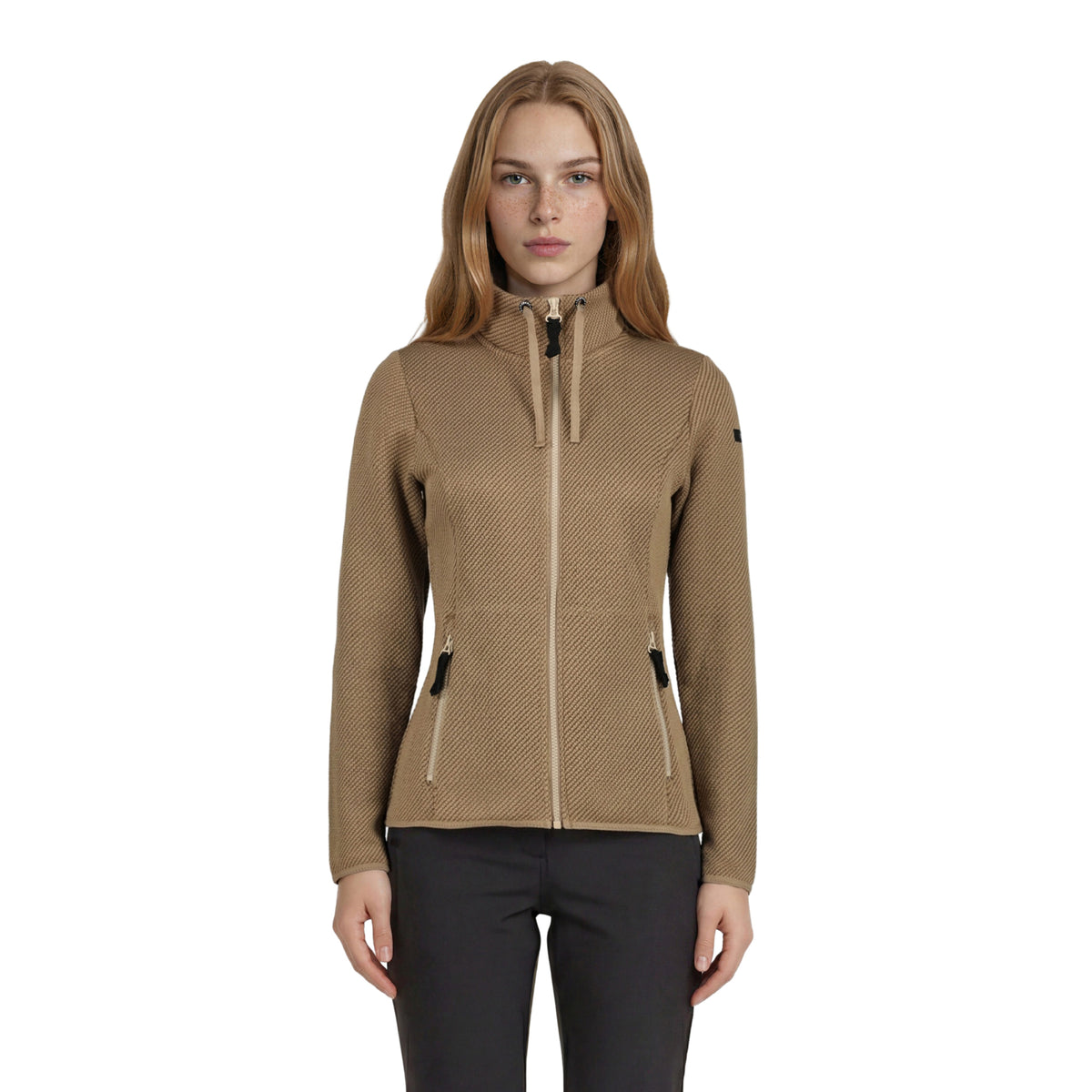 ICEPEAK ADDISON W MIDLAYER JACKET - Beige - immagine principale