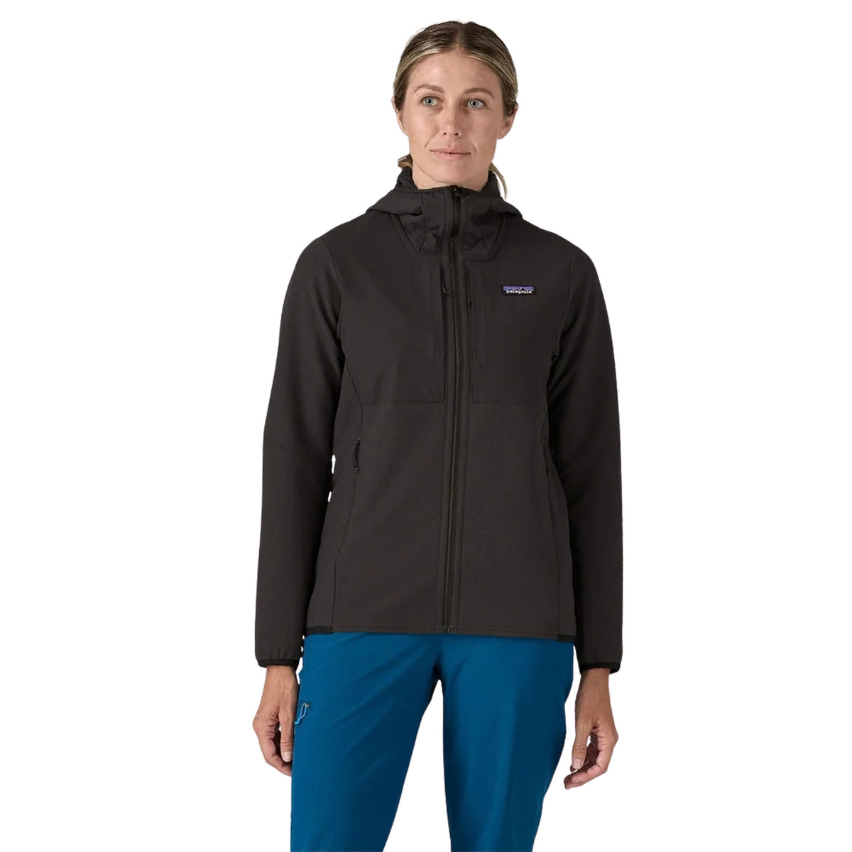 PATAGONIA W R2 CROSSSTRATA HOODY - Nero - immagine principale