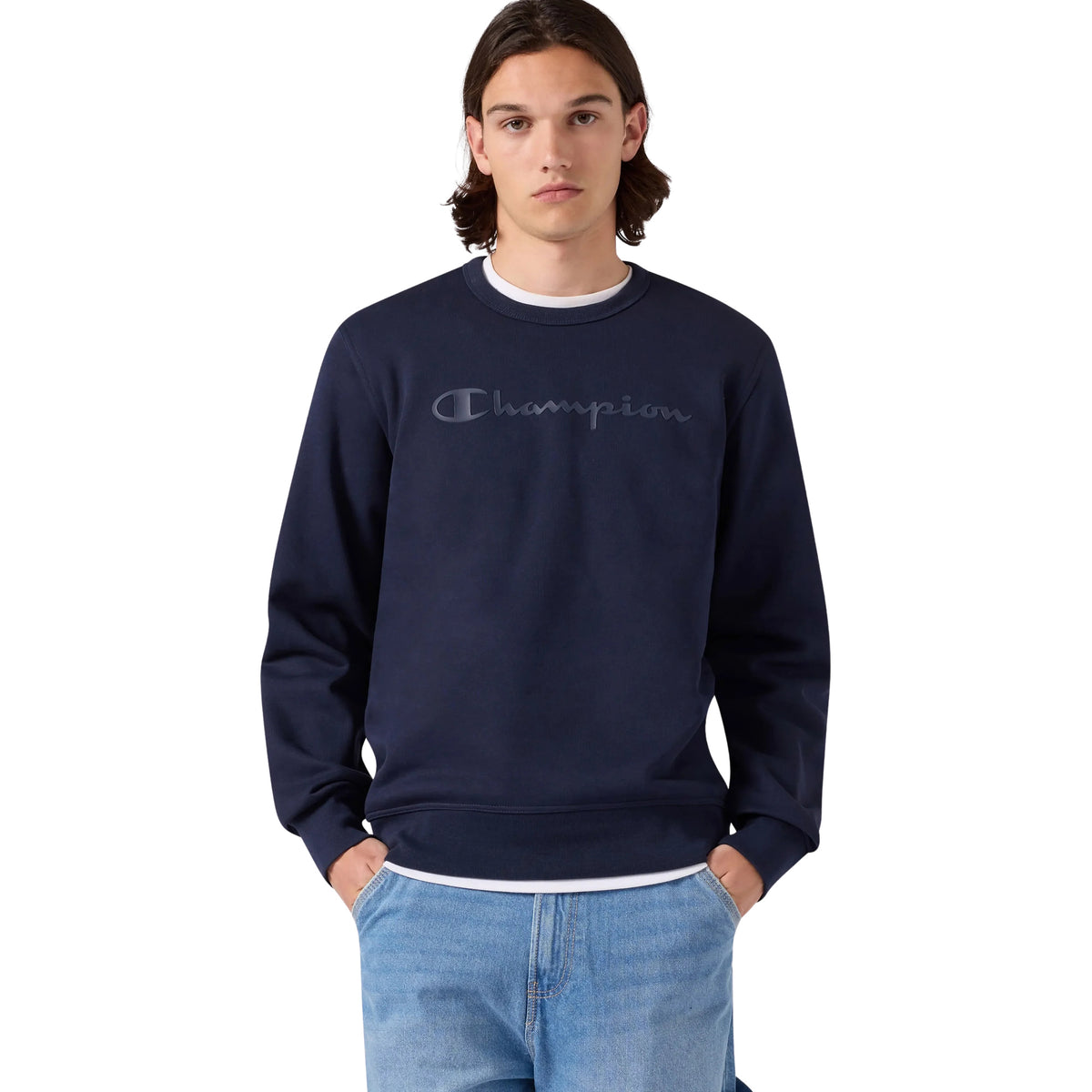 CHAMPION CREWNECK SWEATSHIRT - Blu - immagine principale