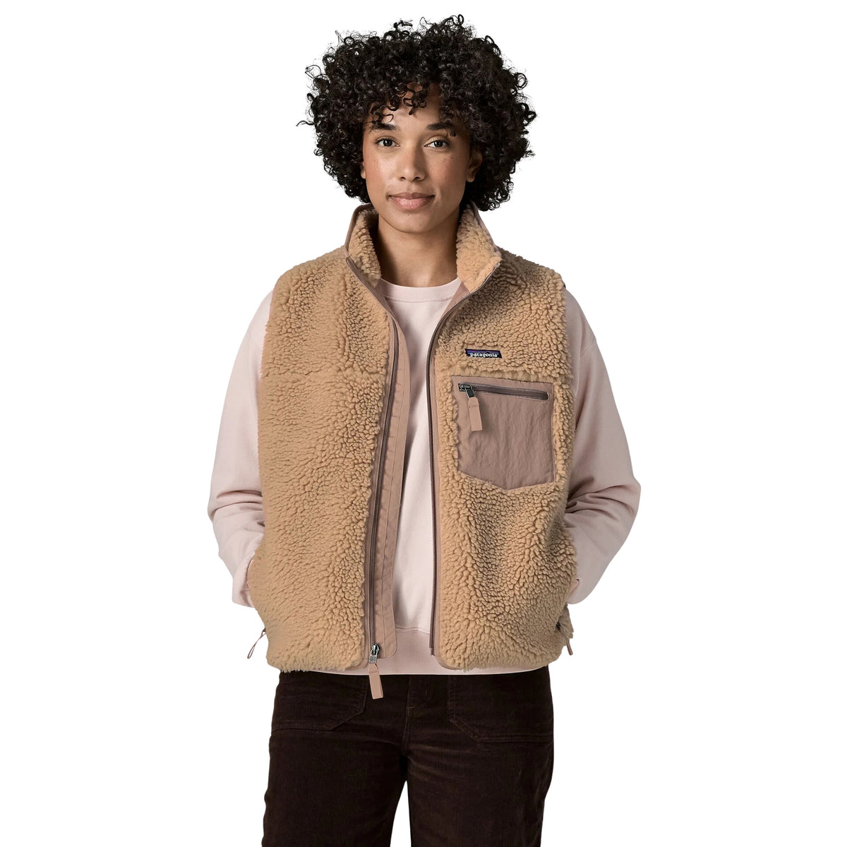 PATAGONIA W CLASSIC RETRO-X VEST - Beige - immagine principale