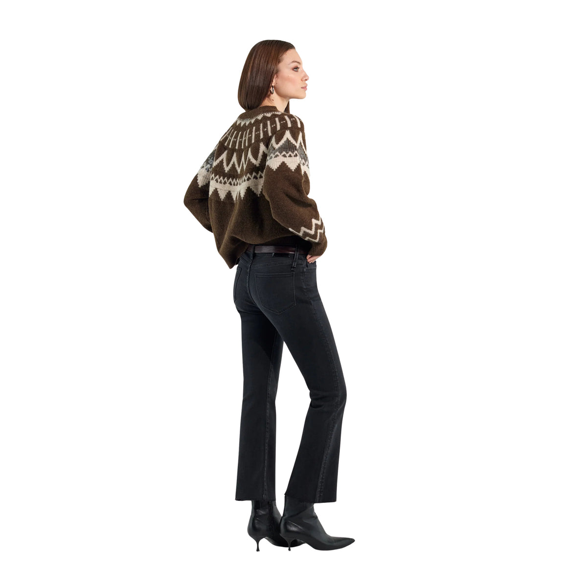 GAS STAR CROP FLARE W DENIM - seconda immagine