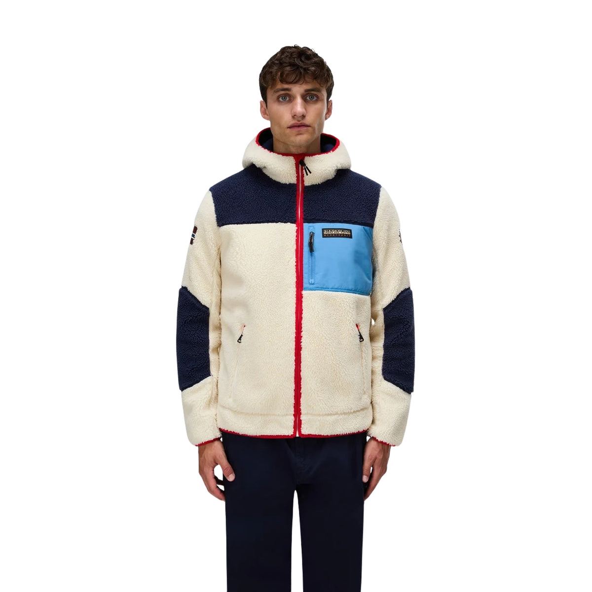 NAPAPIJRI YUPIK FULL ZIP HOODY - Beige - immagine principale