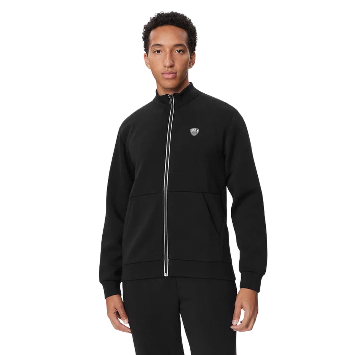 EMPORIO ARMANI 7 EA7 PREMIUM SHIELD T-SUIT FZ - Nero - immagine principale