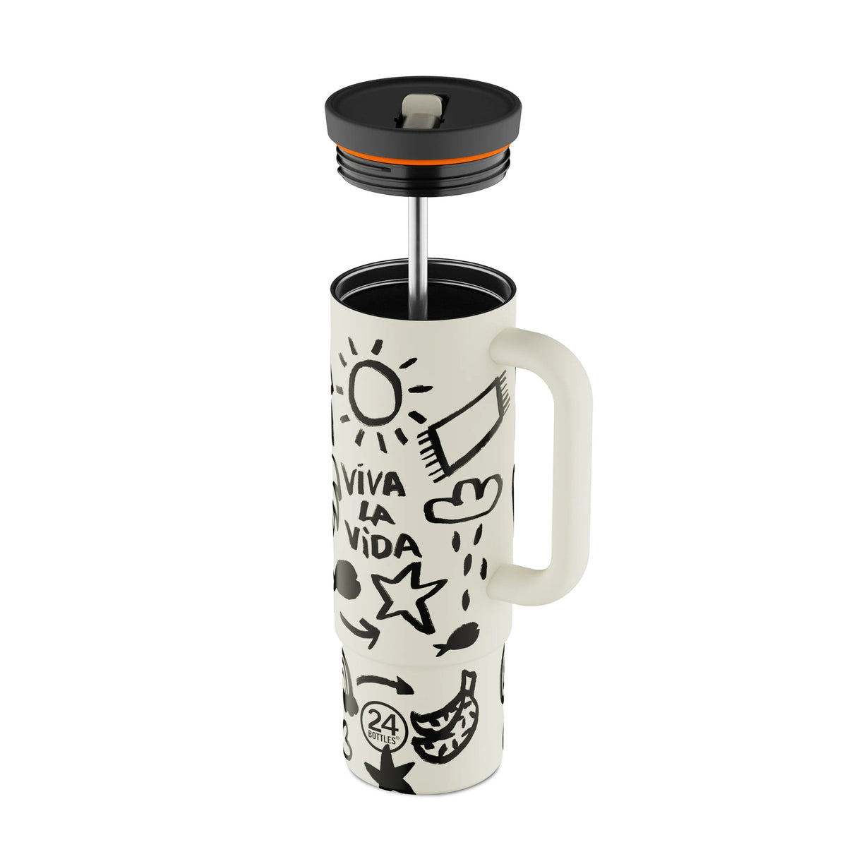 24 BOTTLES STRAW CUP 800 VIVA LA VID - seconda immagine