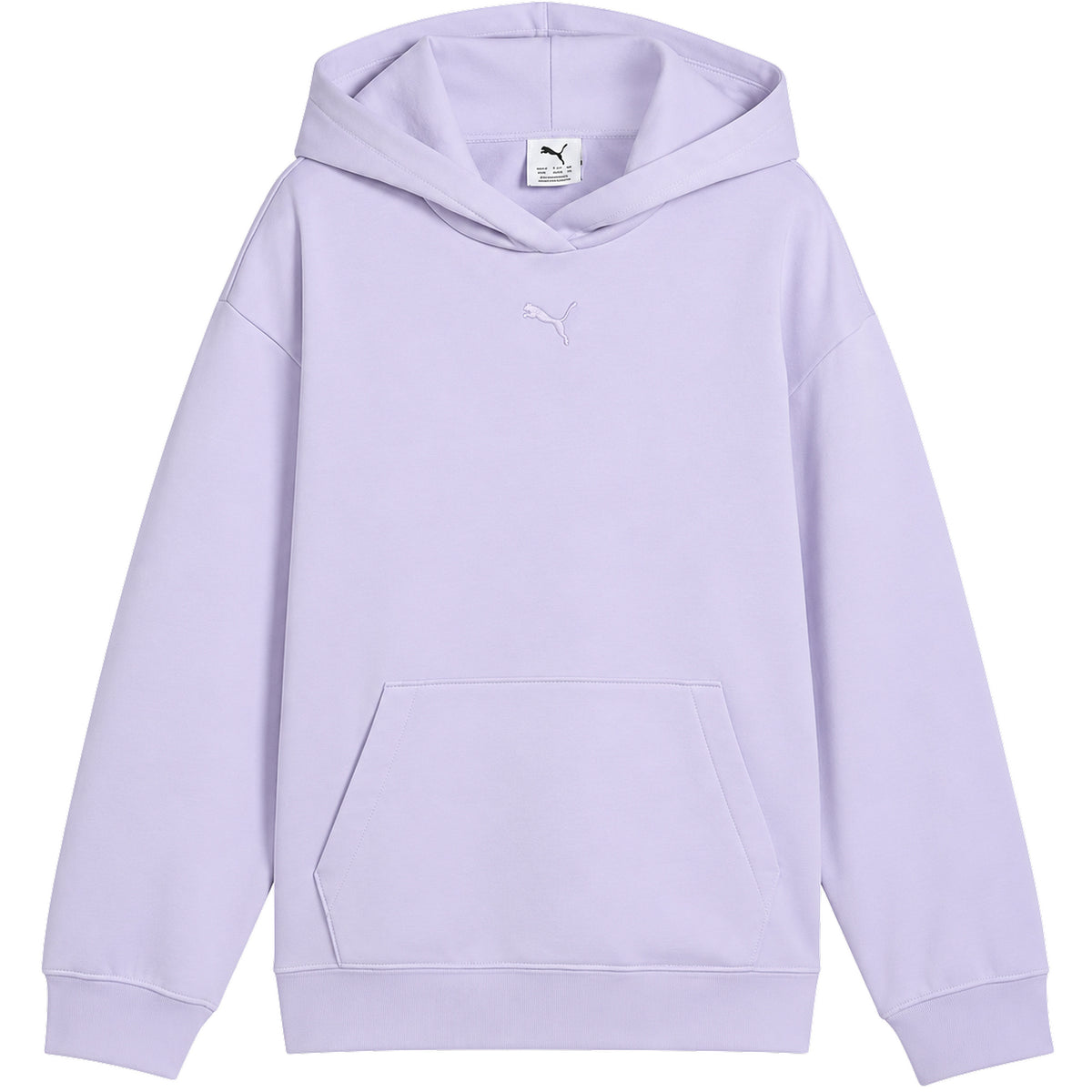 PUMA CAT LOGO RELAX HOODIE JR - Lilla - immagine principale