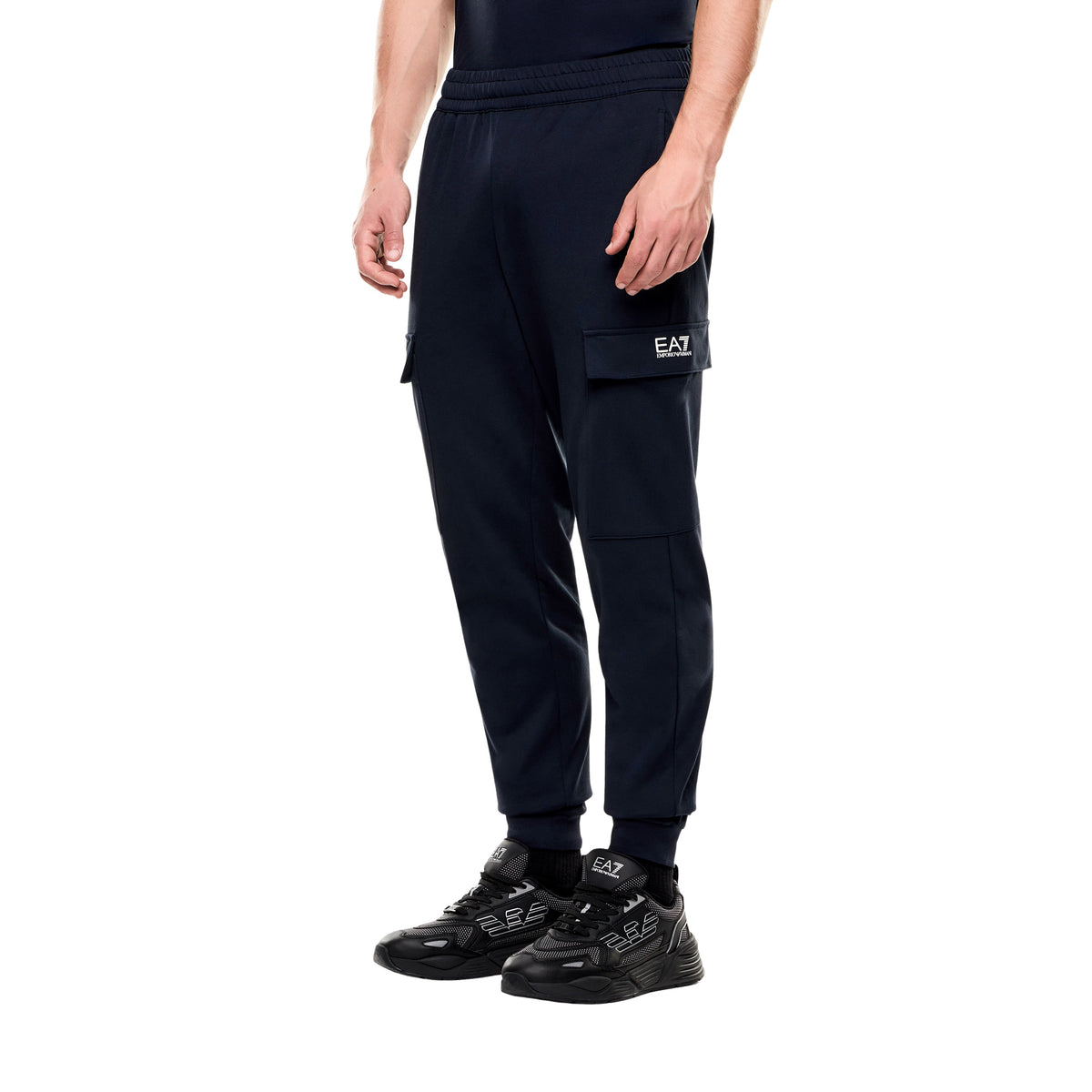 EMPORIO ARMANI 7 EA7 TRAIN CORE ID CARGO PANTS - Blu - immagine principale