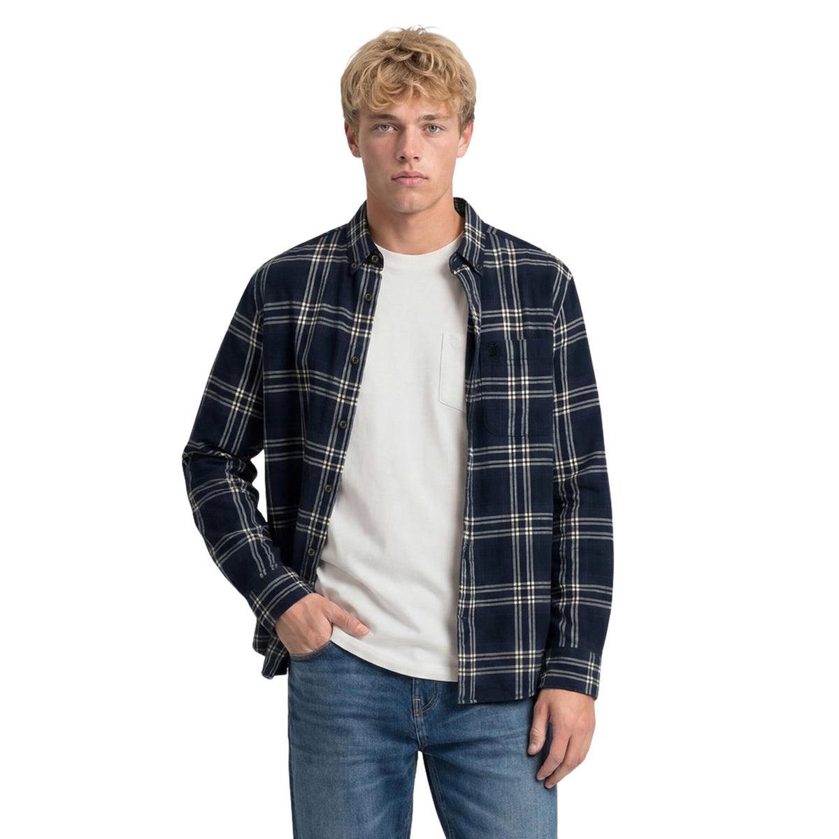 SUPERDRY COTTON LUMBERJACK SHIRT - Blu - immagine principale