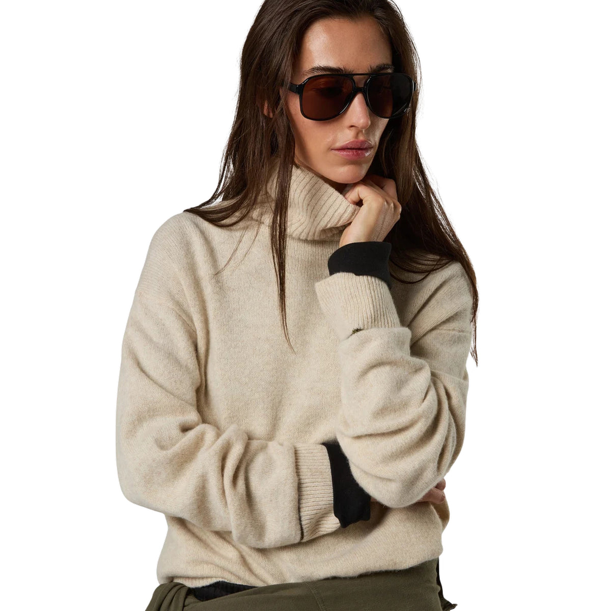 NORTH SAILS W MOCK NECK 7 GG KNITWEAR